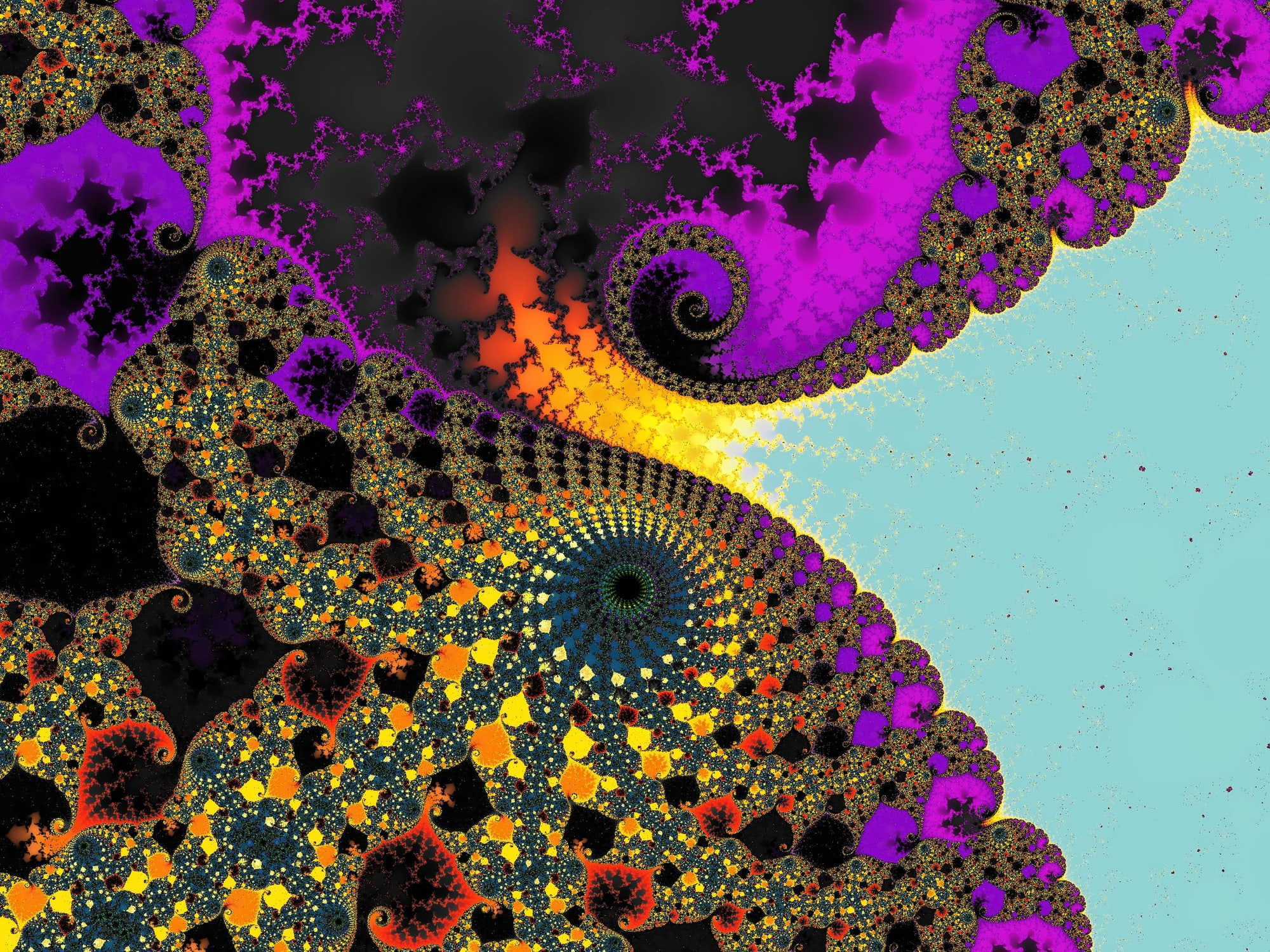 Fractal artwork accompanying Fractals in Nature