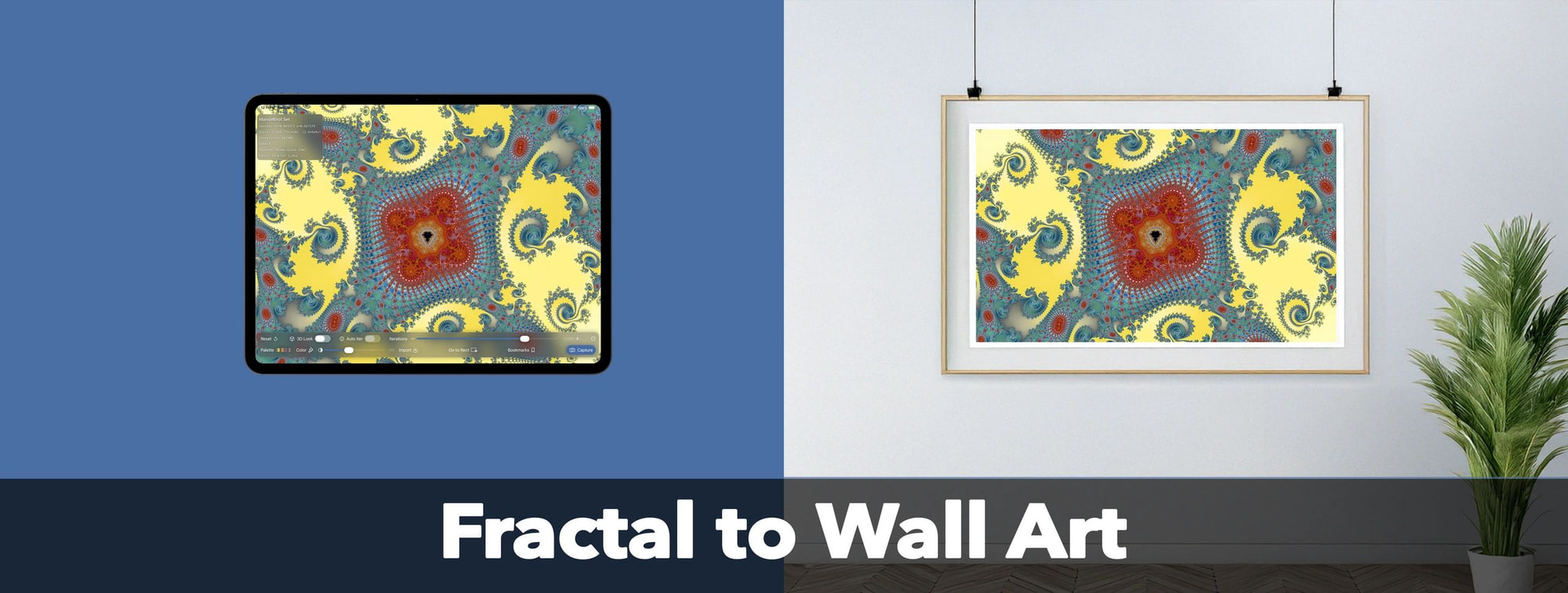 Fractal artwork accompanying From Screen to Print: Your First Fractal Artwork