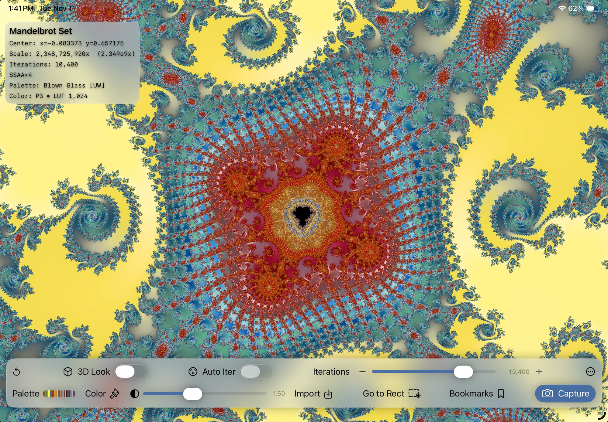 Fractal artwork accompanying Inside Deep Mode: How Mandelbrot Metal Pushes Beyond GPU Limits