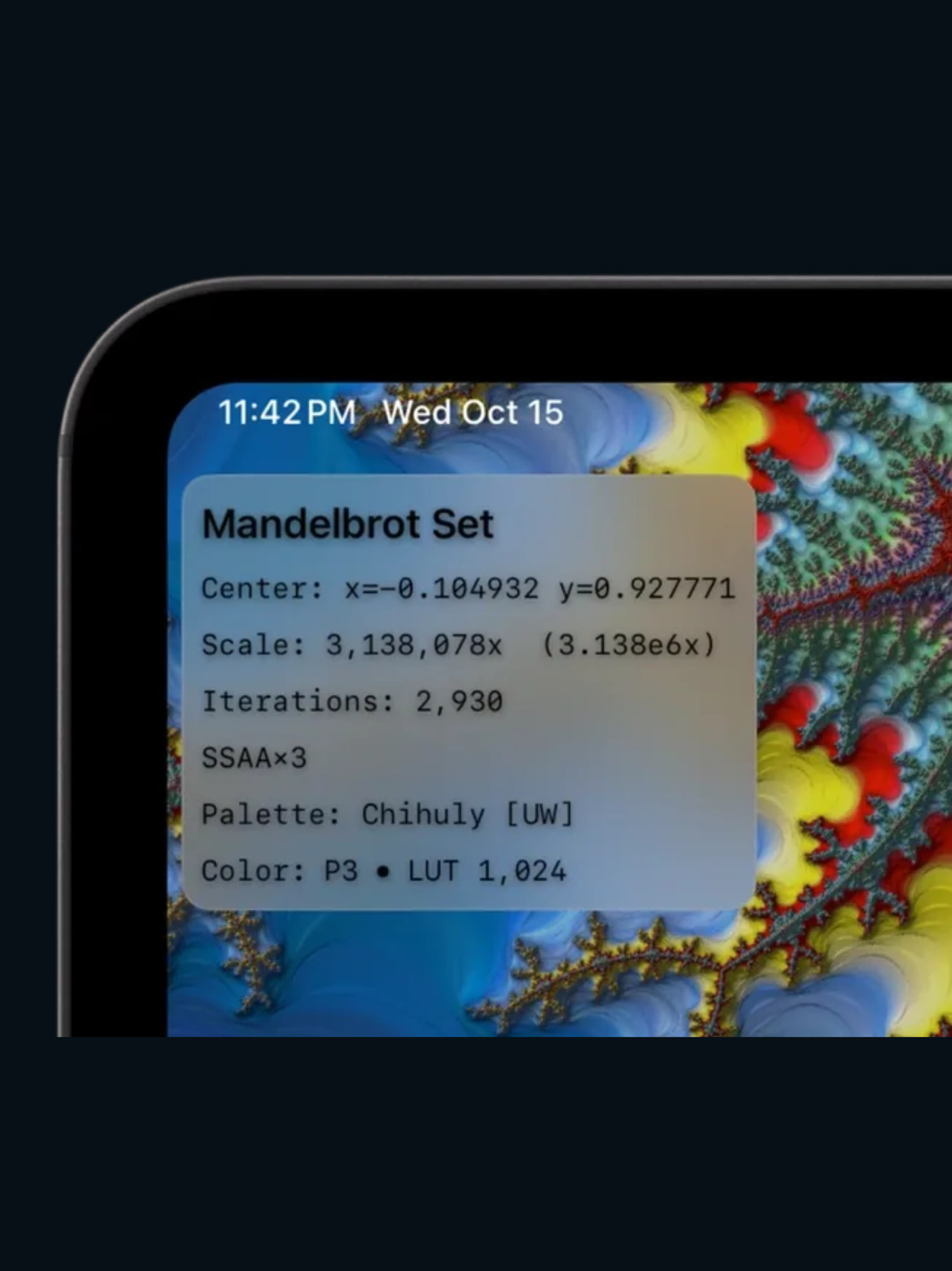 Fractal artwork accompanying Why Magnification and Iterations Are Linked in the Mandelbrot Set