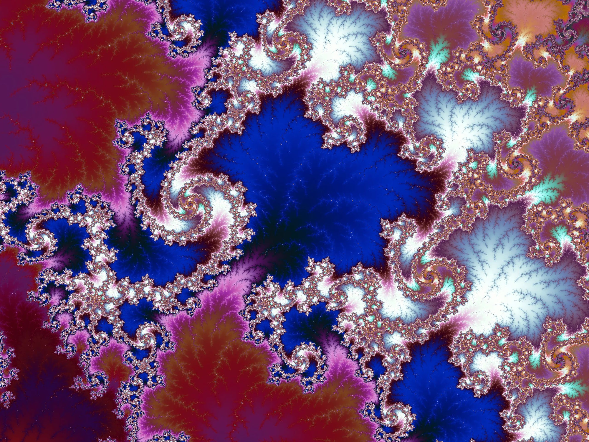 Fractal artwork accompanying Coloring the Infinite