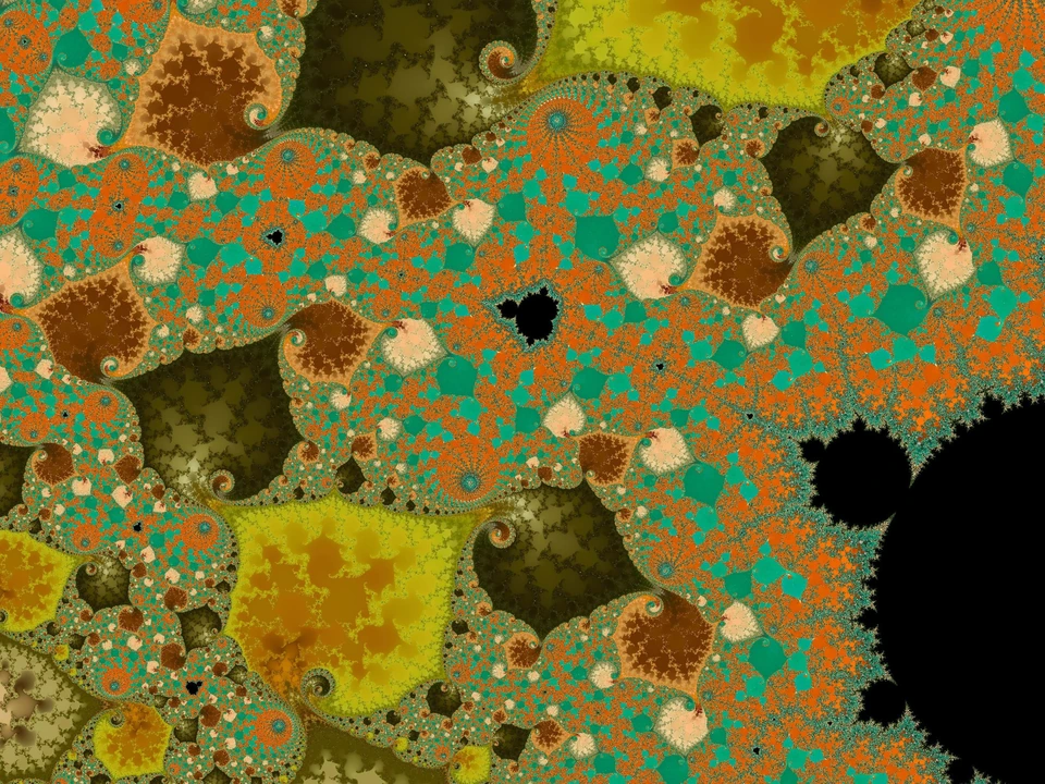 Earth Goddess Mandelbrot artwork