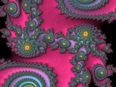 Julia 3D Laser Lines fractal preview