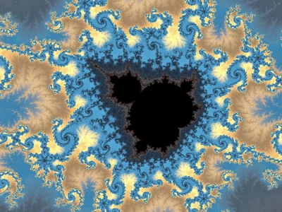 Blue & Gold Rain fractal preview